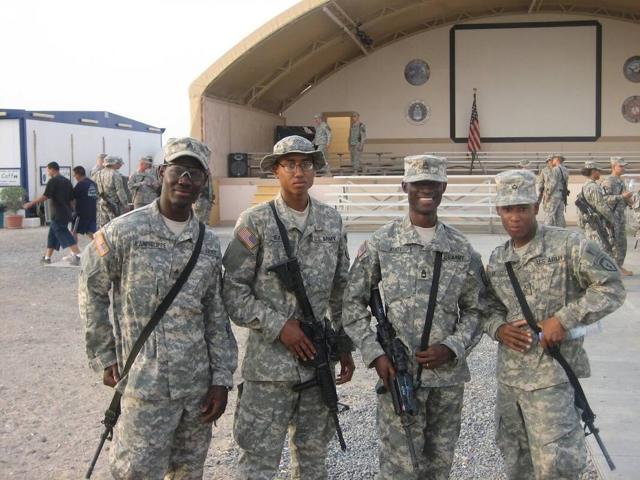 Pastor Jeudy in military service