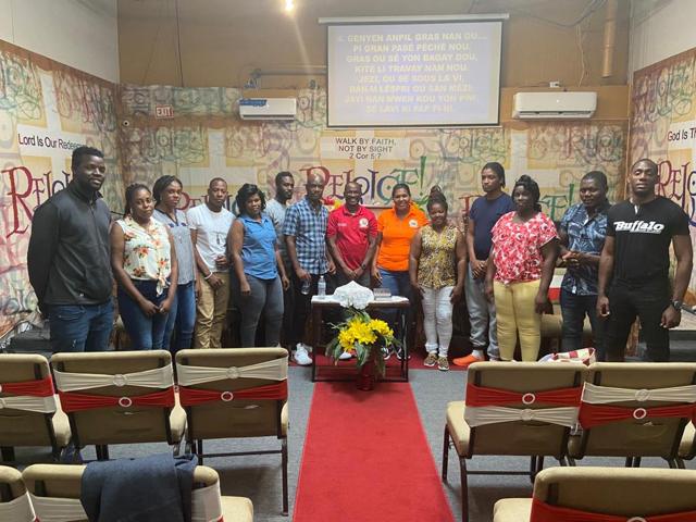 Church family photo